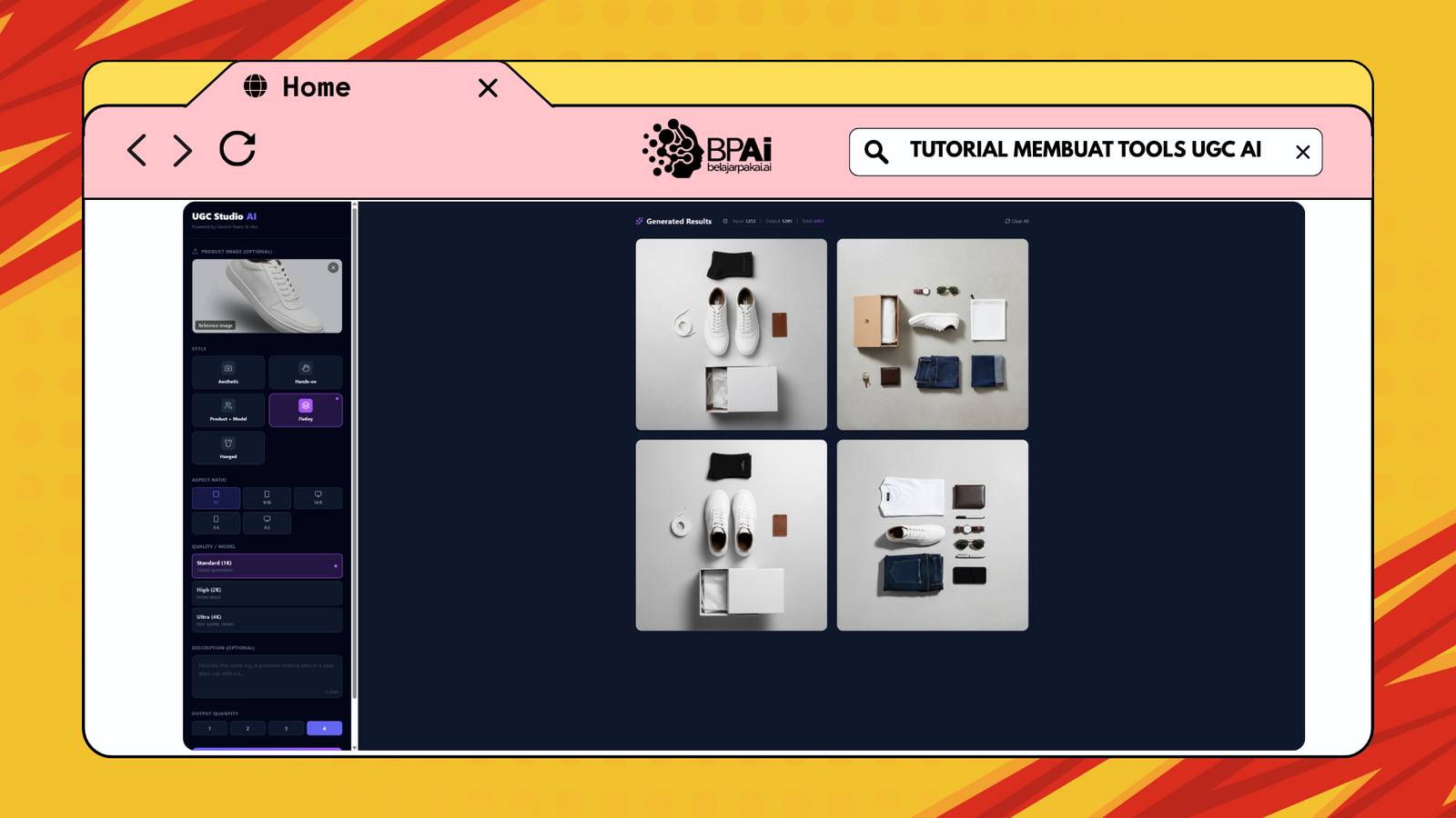 MEMBUAT TOOLS AI UGC