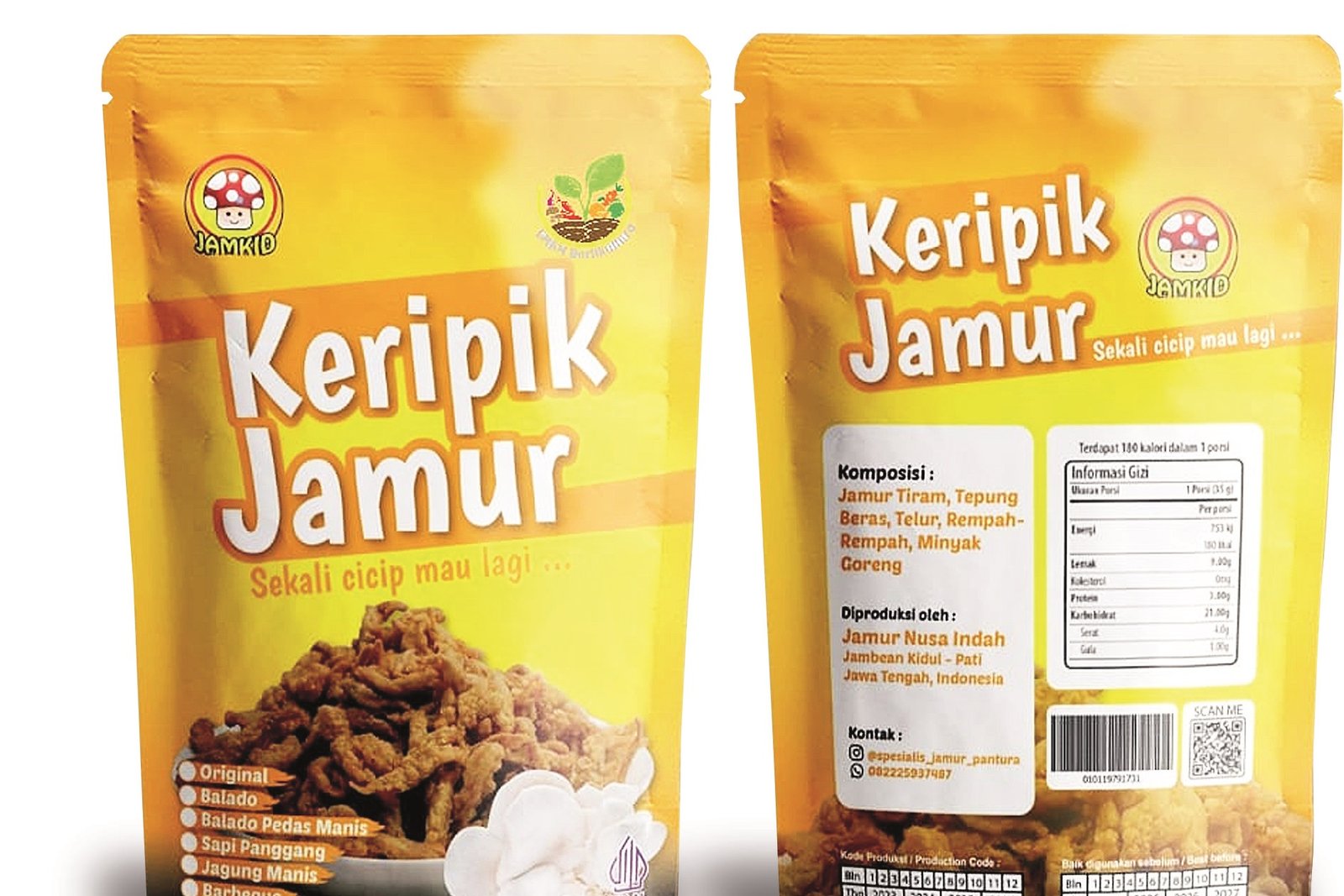 Foto Keripik Jamur Original