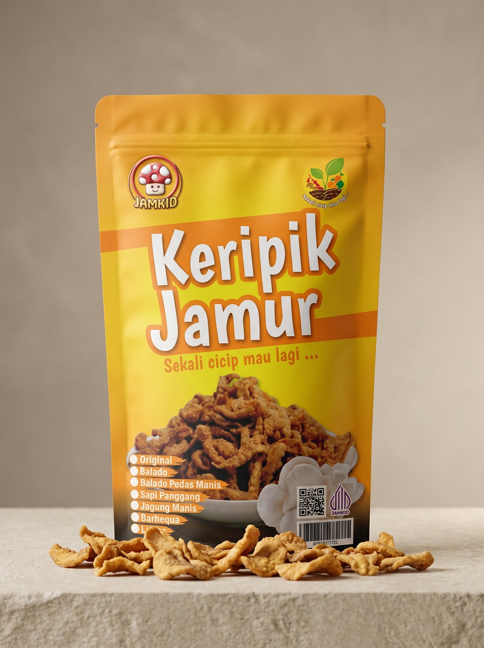 Hasil AI Keripik Promo